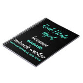 Echter Anwesen Agent wegen Badass Miracle Worker Notizblock (Linke Seite)