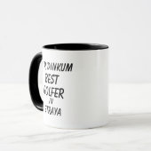 Echter BESTER GOLFER in Australien Tasse (Vorderseite Links)