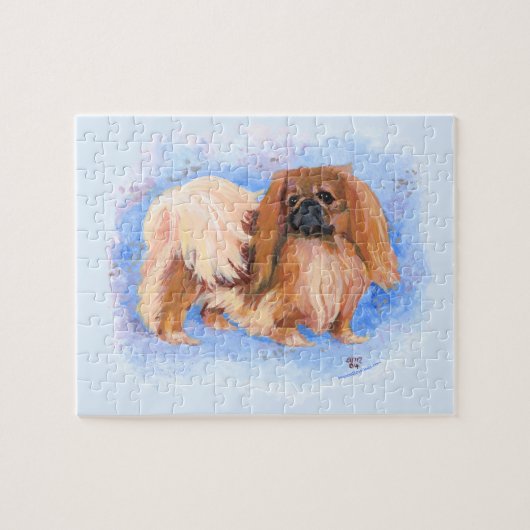 Echter Blauer Pekinese Puzzle (Horizontal)