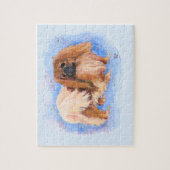 Echter Blauer Pekinese Puzzle (Vertikal)