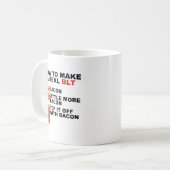 Echter BLT Lustiger Becher Kaffeetasse (Vorderseite Links)