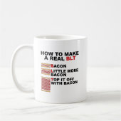 Echter BLT Lustiger Becher Kaffeetasse (Links)