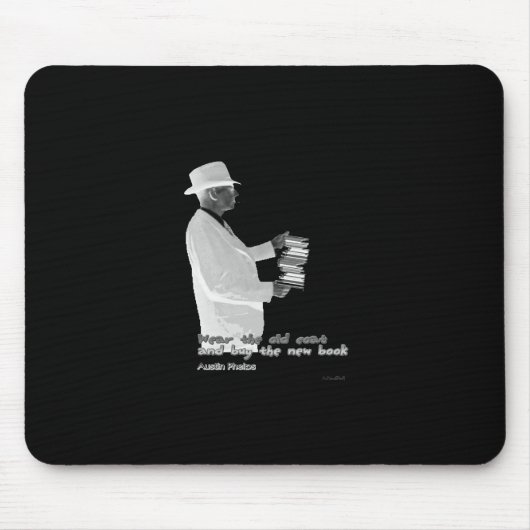 Echter Booklover Mousepad (Vorne)