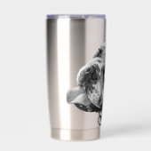 Echter Bulldoggen-Charme Thermobecher (Vorderseite)