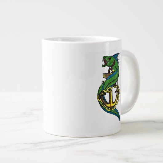 Echter Chefkoch Jumbo-Tasse (Vorderseite Rechts)