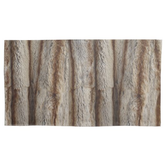 ECHTER CHINCHILLA-PELZ 3 KISSENBEZUG (Vorderseite-Links)