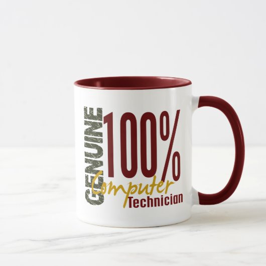 Echter Computer-Techniker Tasse (Rechts)