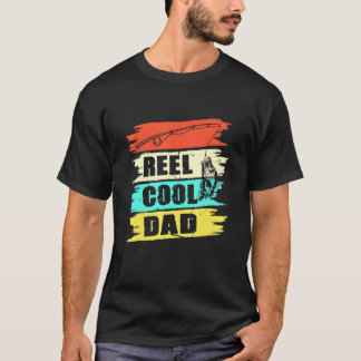 Echter cooler Papa Fisch Angelvater Cooler Vaterta T-Shirt
