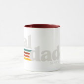Echter Daddy, Retro-Stil für Väter Tasse (Zentrum)