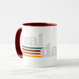 Echter Daddy, Retro-Stil für Väter Tasse