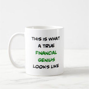 echter Finanzgenie Kaffeetasse