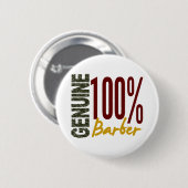 Echter Friseur Button (Vorne & Hinten)