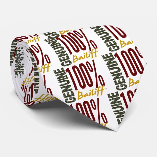 Echter Gerichtsvollzieher Krawatte (Gerollt)