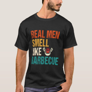 Echter Geruch wie Barbecue Barbecuing Grillen Bbq T-Shirt