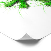 "Echter Grasfrosch" - Zeichnend Poster (Ecke)