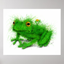 "Echter Grasfrosch" - Zeichnend