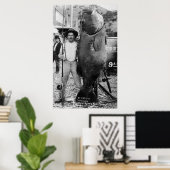 Echter großer Fisch, Anfang des 19. Jahrhunderts Poster (Heimbüro)