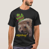 echter Igel auf einem T - Shirt (Vorderseite)