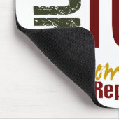 Echter Kundendienstmitarbeiter Mousepad (Ecke)