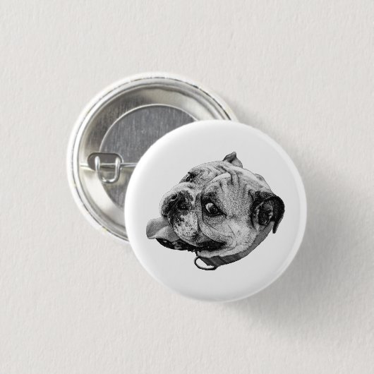 Echter Kunst-Pin Button (Vorne & Hinten)