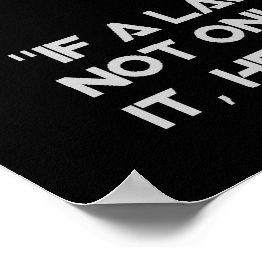 Echter Patriotismus Poster (Ecke)