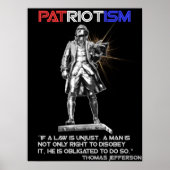 Echter Patriotismus Poster (Vorne)