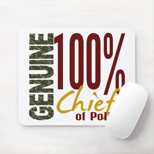 Echter Polizeichef Mousepad (Mit Mouse)