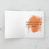 Echter Power kommt Karte (Innenseite)