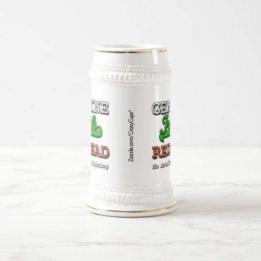 Echter Redhead Bierglas (Mittel)