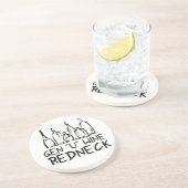 Echter Redneck Getränkeuntersetzer (Seite)