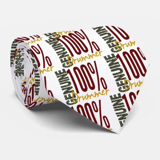 Echter Schlagzeuger Krawatte (Gerollt)