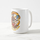 Echter Scrolling-König Kaffeetasse (VorderseiteRechts)