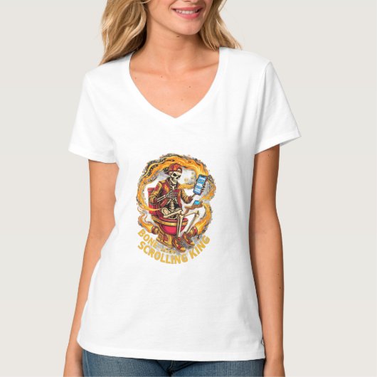 Echter Scrolling-König T-Shirt (Vorderseite)
