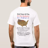 Echter Staat der GEWERKSCHAFT T-Shirt (Rückseite)