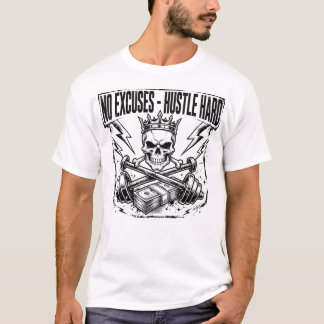 Echter Totenkopf-Hustle T-Shirt