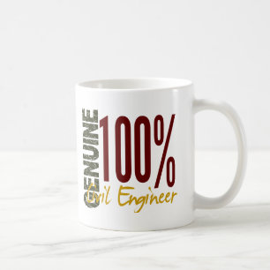 Echter ziviler Ingenieur Kaffeetasse