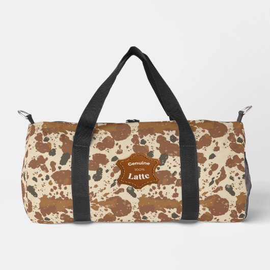 Echtes 100% Latte| Kaffee-Ästhetik Duffle Bag (Vorderseite)