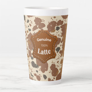Echtes 100% Latte-Mug | Kuhfell-Kaffee-Ästhetik Milchtasse