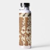 Echtes 100% Latte-Mug | Kuhfell-Kaffee-Ästhetik Trinkflasche (Rechts)
