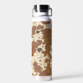 Echtes 100% Latte-Mug | Kuhfell-Kaffee-Ästhetik Trinkflasche (Rückseite)