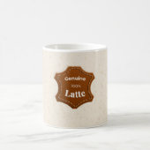 Echtes 100% Latte Neutrales Muster Mug Kaffeetasse (Mittel)
