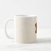 Echtes 100% Latte Neutrales Muster Mug Kaffeetasse (Links)