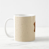 Echtes 100% Latte neutrales Muster Mug Kaffeetasse (Links)
