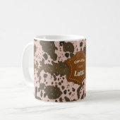 Echtes 100% Latte – Rose Latte Tasse (Vorderseite Links)