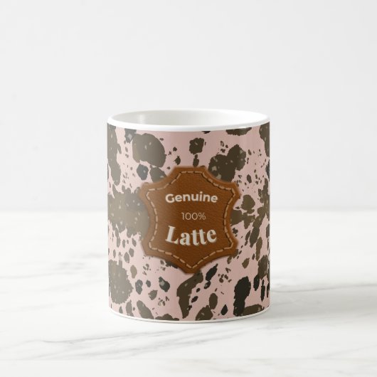 Echtes 100% Latte – Rose Latte Tasse (Mittel)