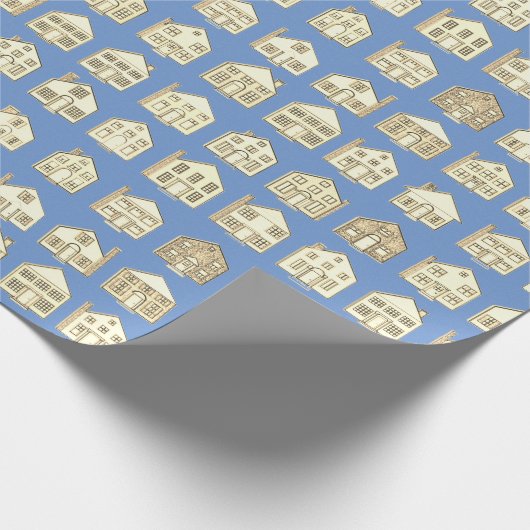 Echtes Anwesen Agent-Geschenk Geschenkpapier (Ecke)