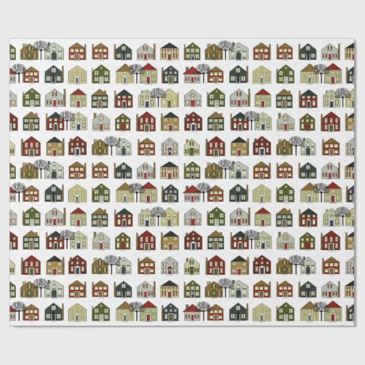 Echtes Anwesen Agent-Geschenk Geschenkpapier (Flach)