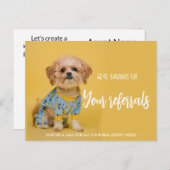 Echtes Anwesen Bananas Hundeschriften Ankündigung (Vorne/Hinten)