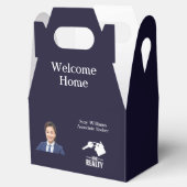 Echtes Anwesen Client Dk Blue Closing Geschenkbox Geschenkschachtel (Geöffnet)