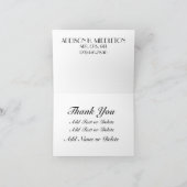 Echtes Anwesen Danke oder Blank Note (Innenseite)